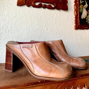 Tommy Hilfiger Leather Slides Etsy