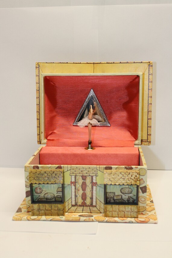 Vintage 1960s Cookie House Music Jewelry Box - image 4