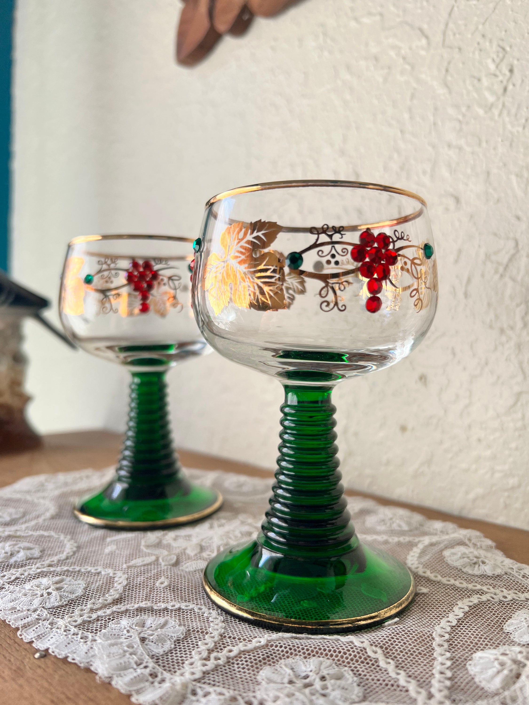 Vintage Roemer Bockilng Wine Goblet Set of 2 - Etsy display picture 1