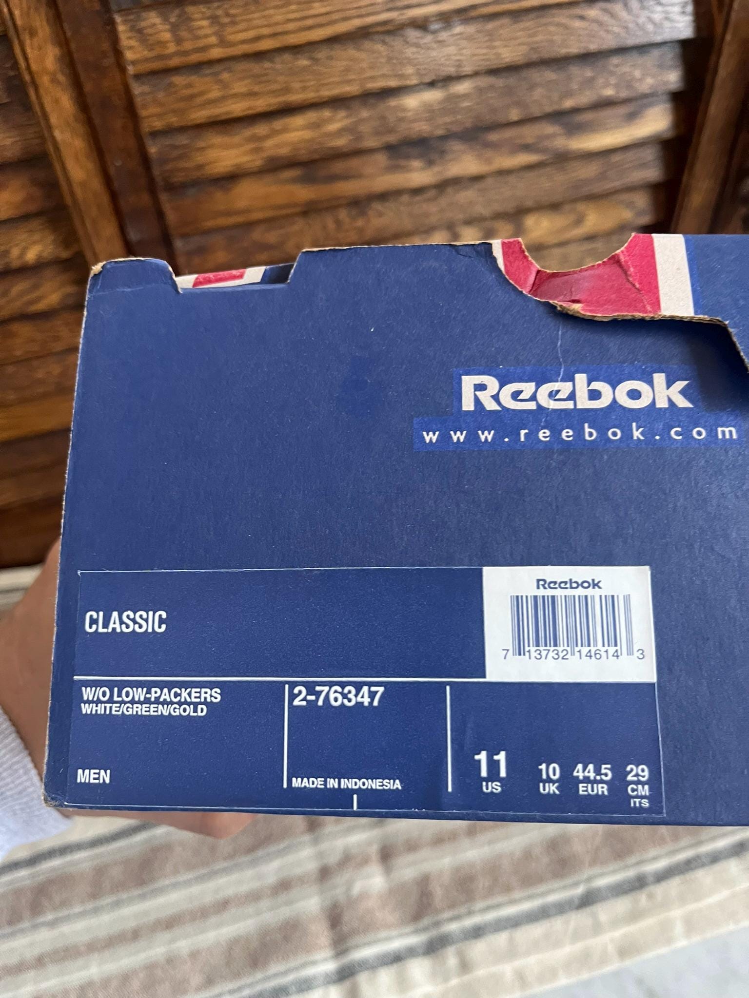 Vintage Reebok Classics NFL Green Bay Packers Shoes - Size 11, New