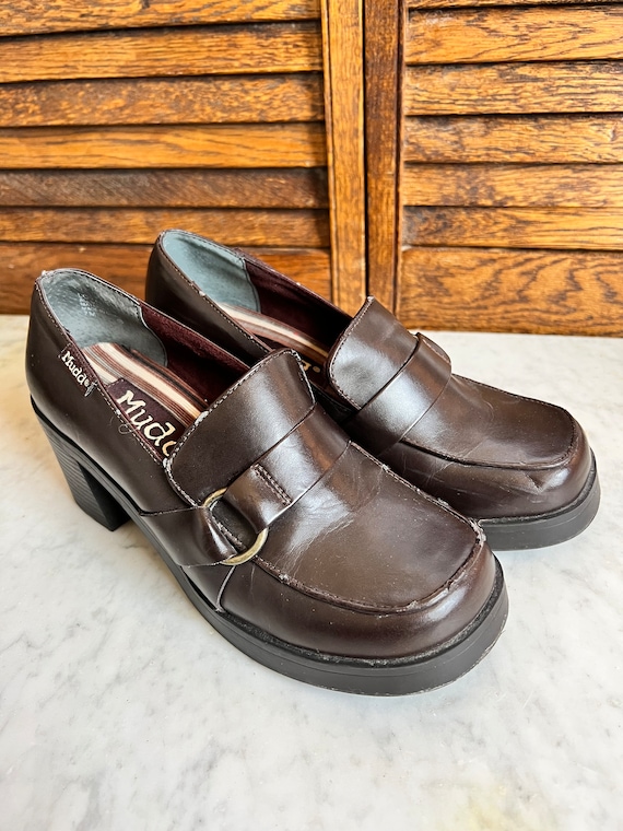 Vintage Mudd y2k Chunky Loafers Size 7