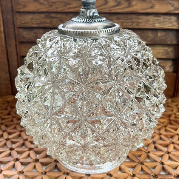 Diamond Pattern Ceiling Light Glass Globe (s)