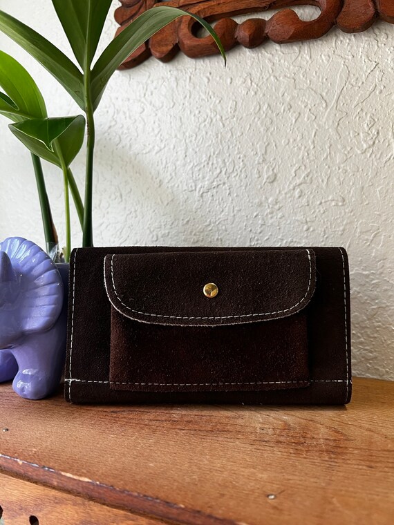 vintage trifold leather wallet Gem