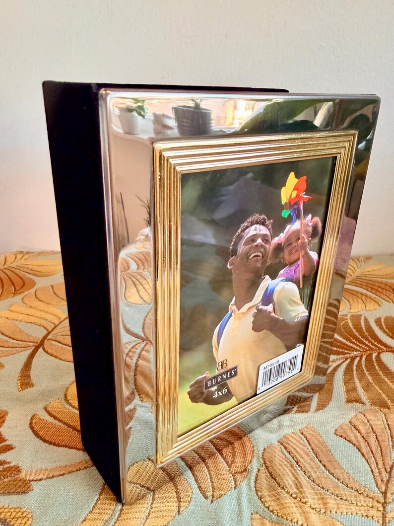 Vintage Silver and Gold Burnes of Boston Photo Album - Etsy