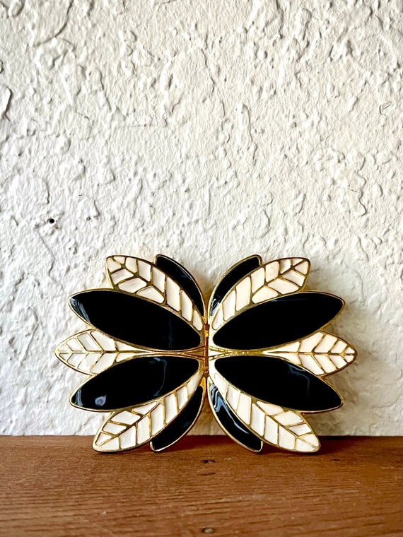 black enamel butterfly Gem