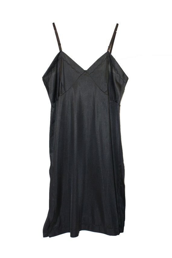 Vintage Bari Black Slip Dress - image 2