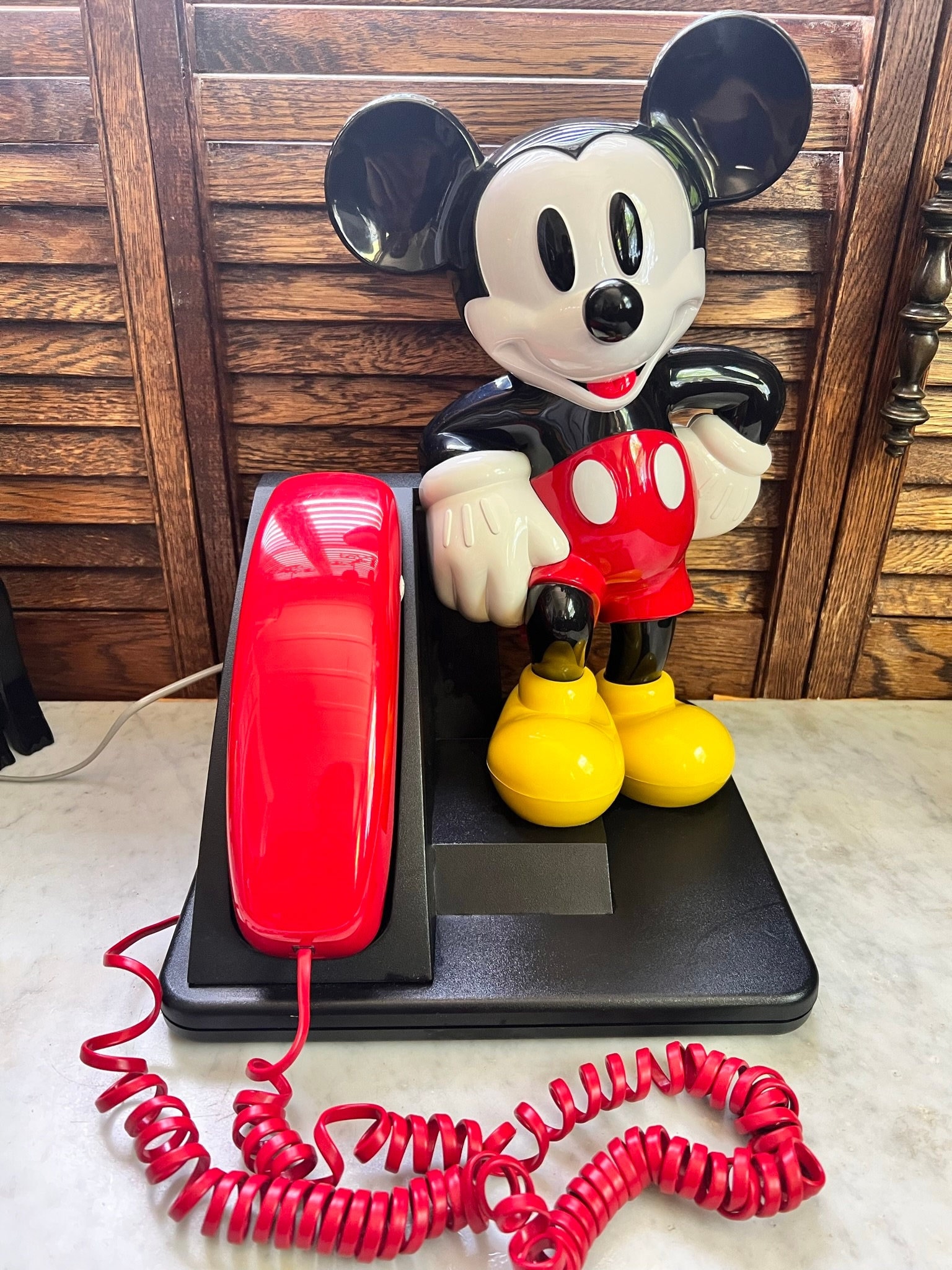 Vintage Mickey Mouse Phone 1990s - Etsy