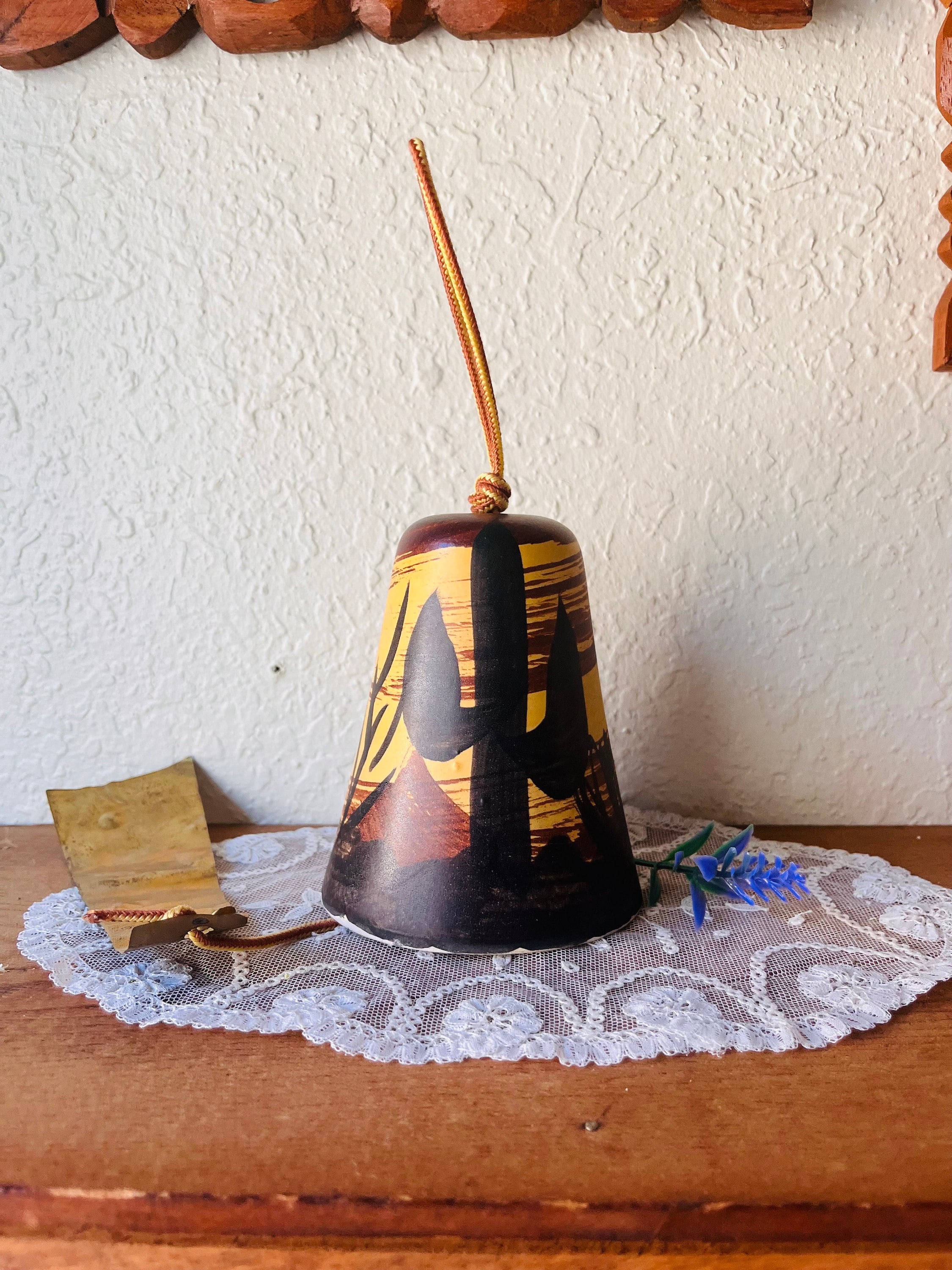 USA Pacific Stoneware Inc Bell - Etsy