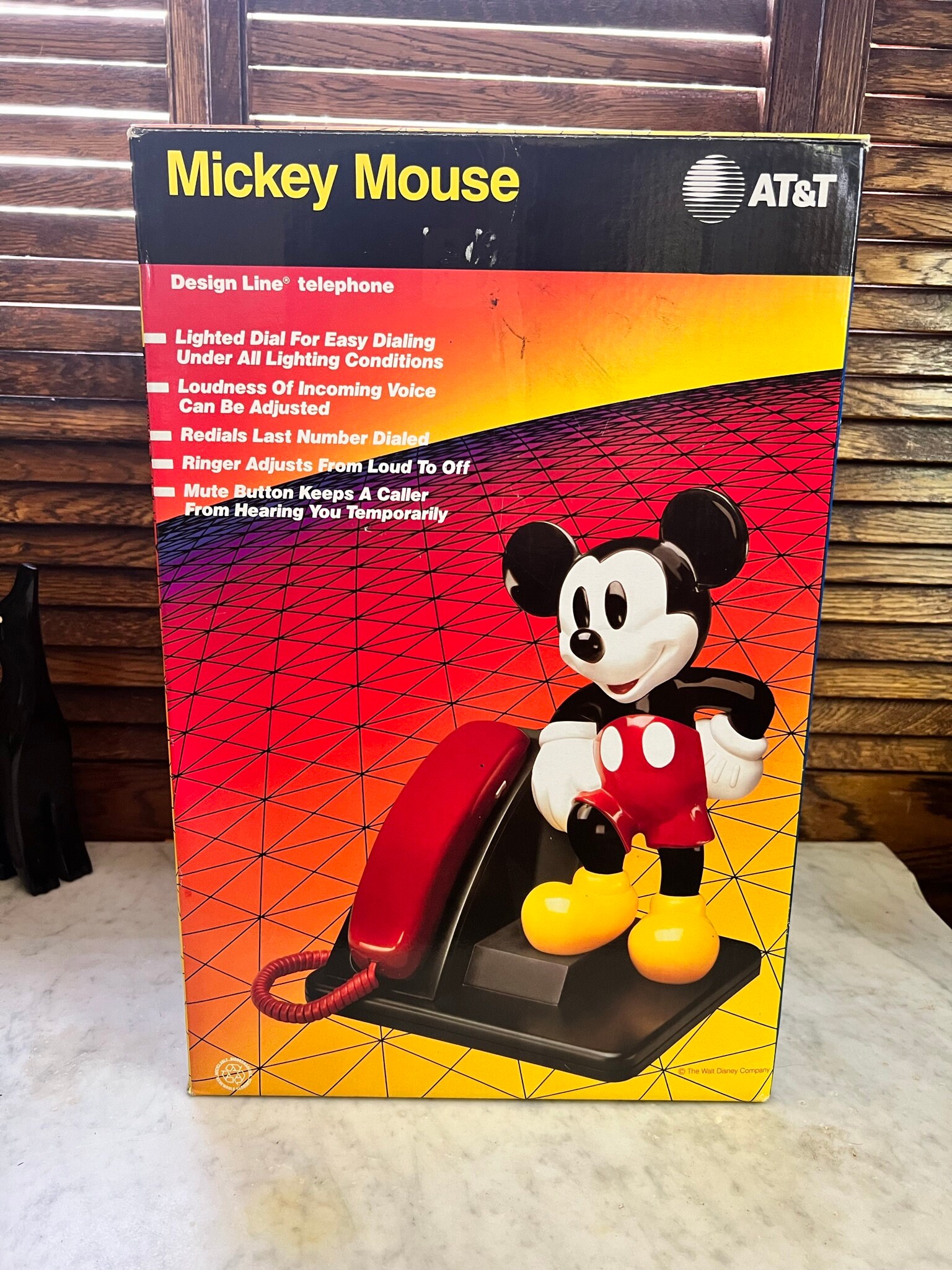 Vintage Mickey Mouse Phone 1990s - Etsy