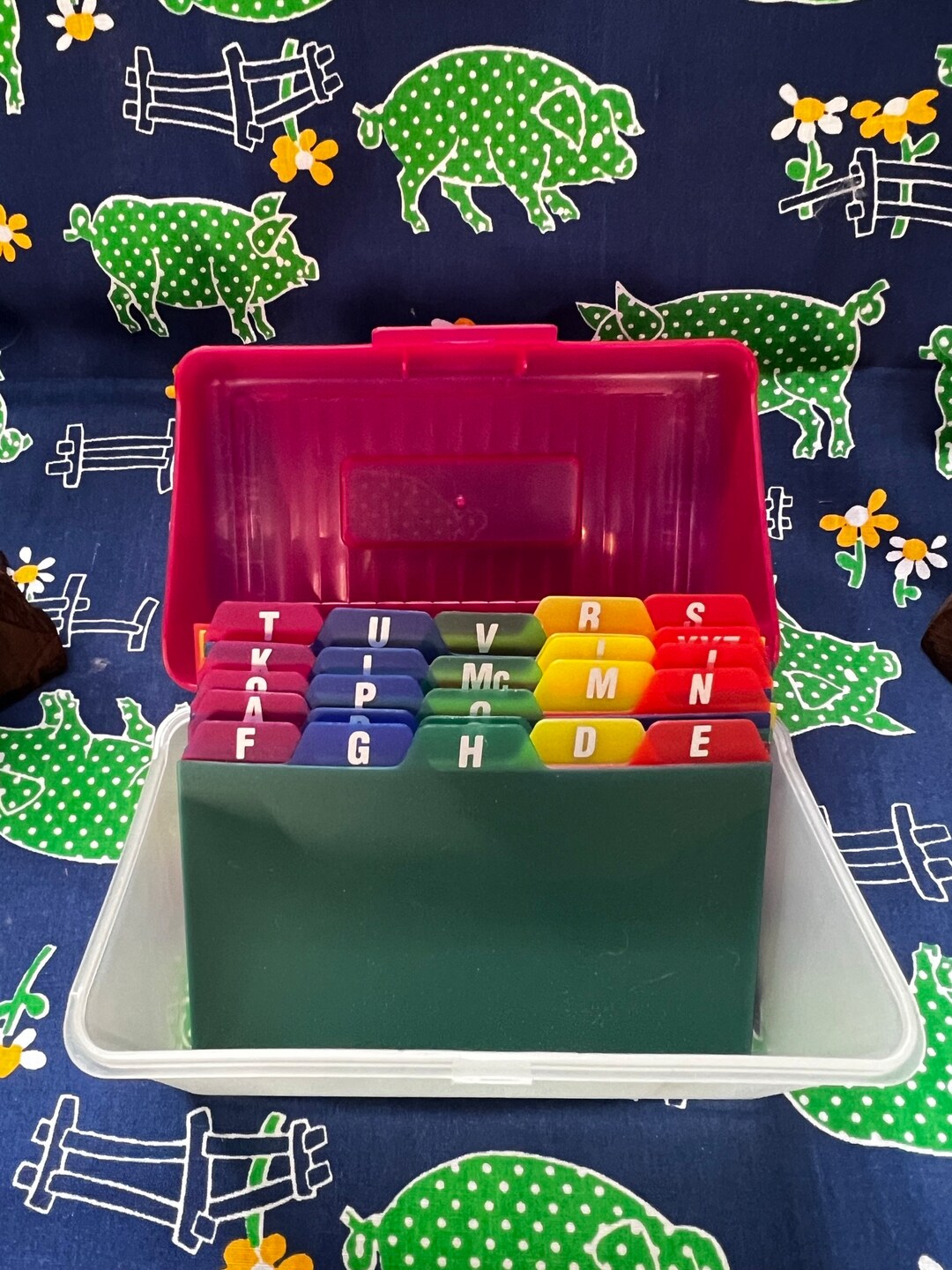 Small Recipe File Box - Etsy