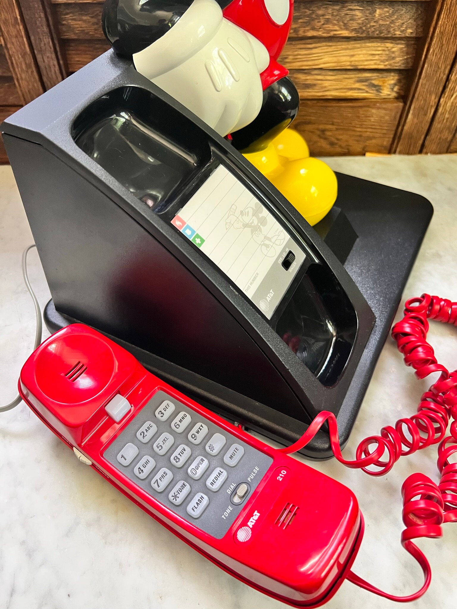 Vintage Mickey Mouse Phone 1990s - Etsy