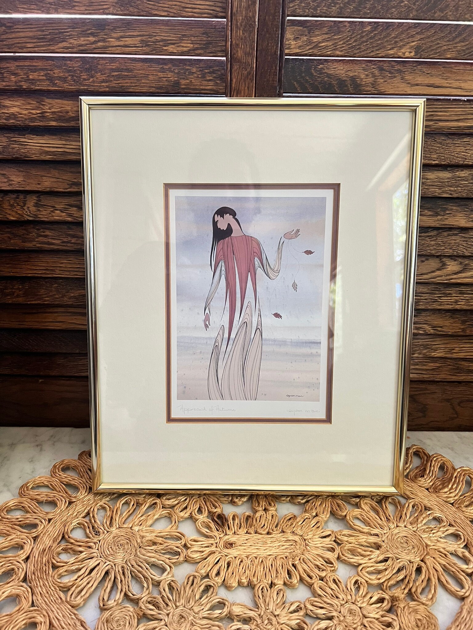 Maxine Noel Framed Woman Print, Ioyan Mani 