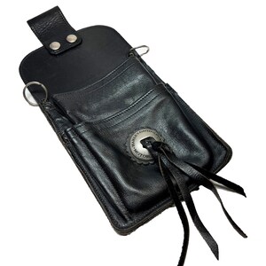 harley davidson leather pouch