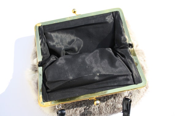 Vintage Rabbit Fur Purse - image 6