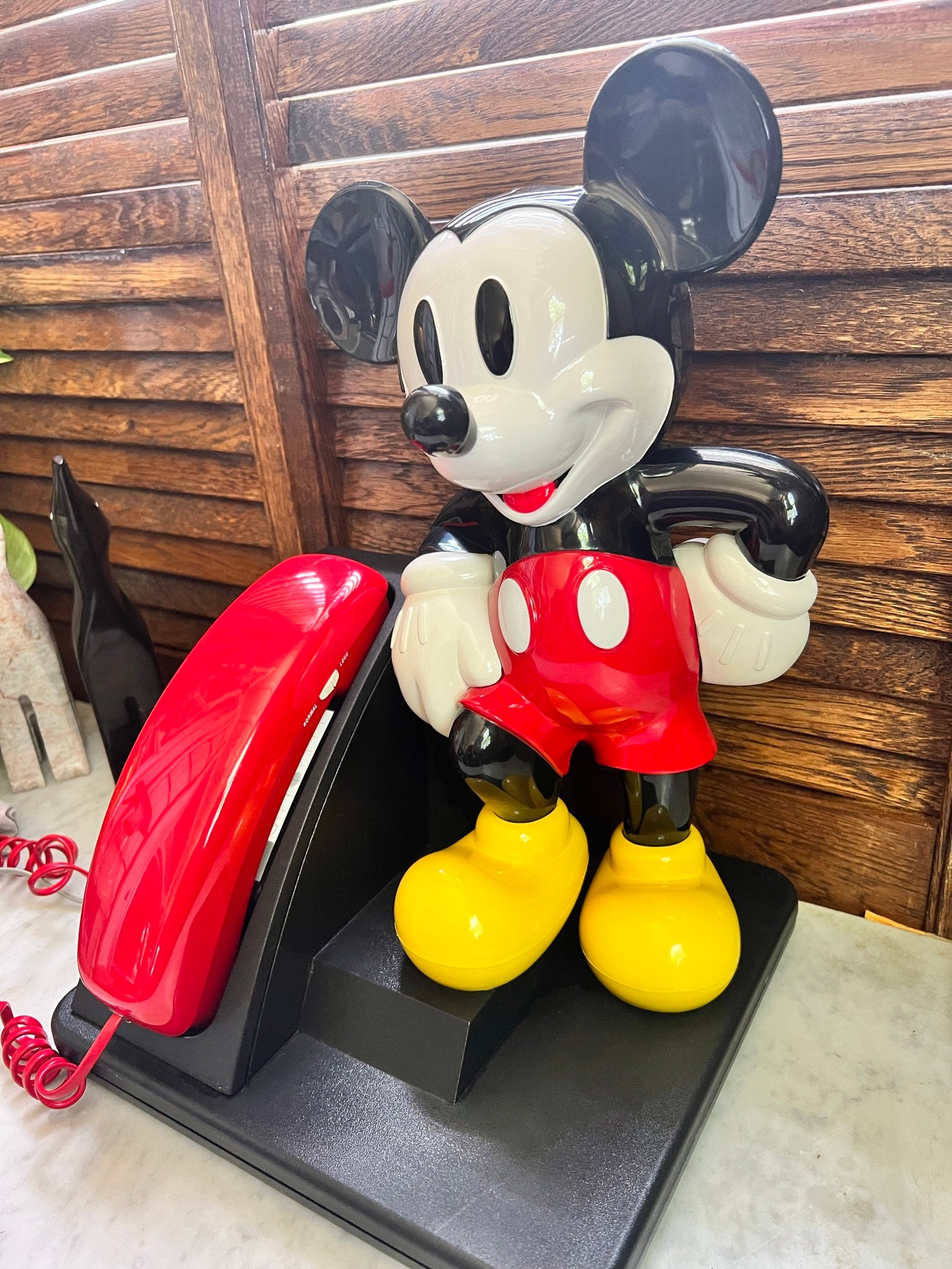 Vintage Mickey Mouse Phone 1990s - Etsy