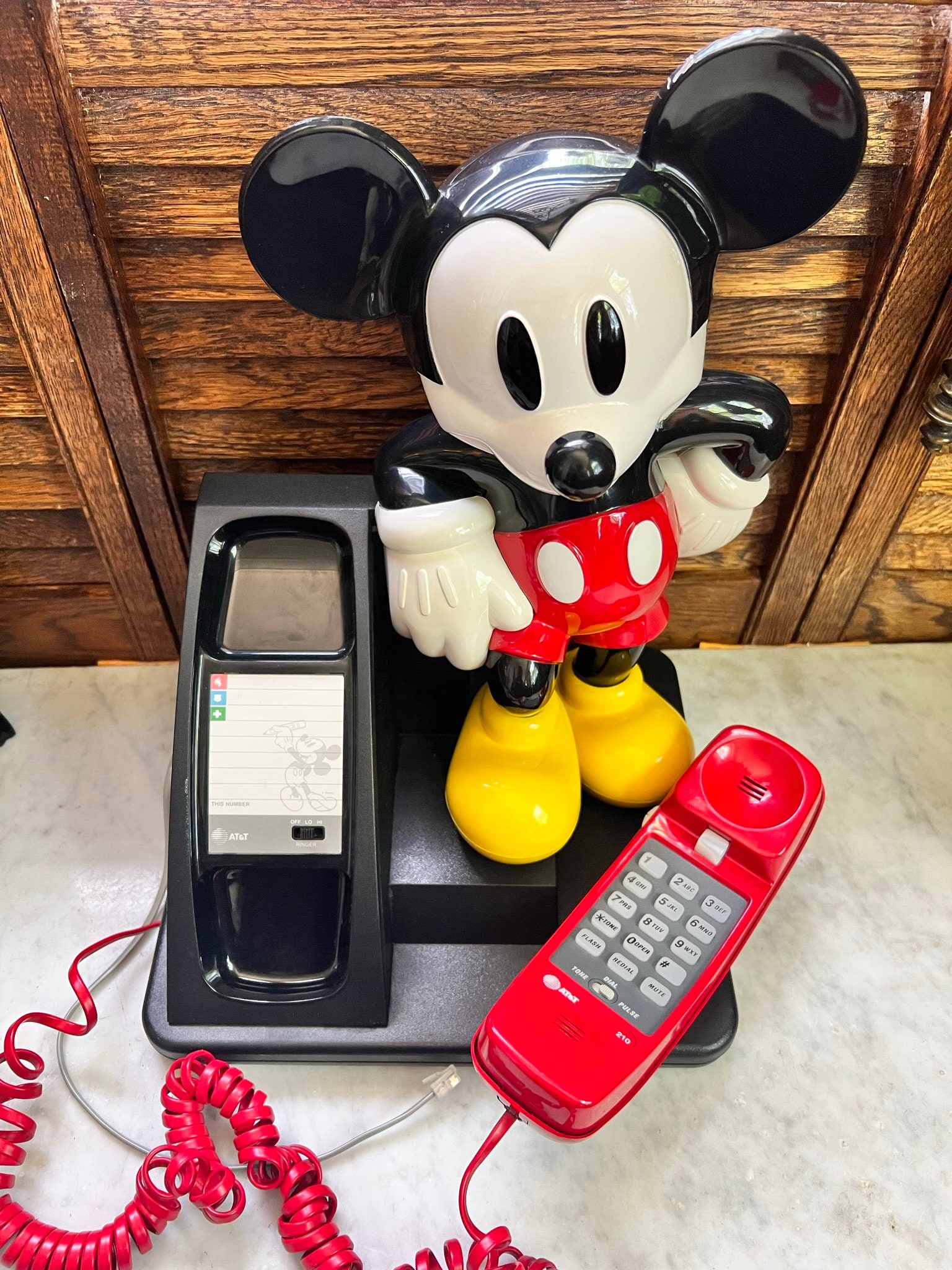 Vintage Mickey Mouse Phone 1990s - Etsy