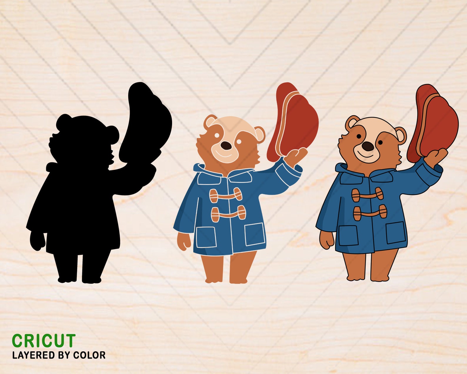 Laventure de Paddington SVG Bundle Paddington Bear Couper | Etsy