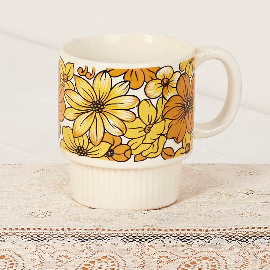 Vintage Mugs Etsy