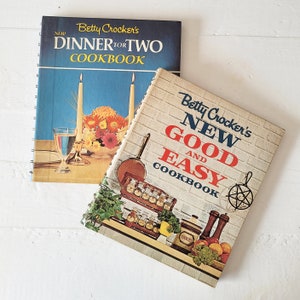 Betty Crocker Cookbooks, Your Choice, Dinner For Two Cookbook, New Good and Easy Cookbook