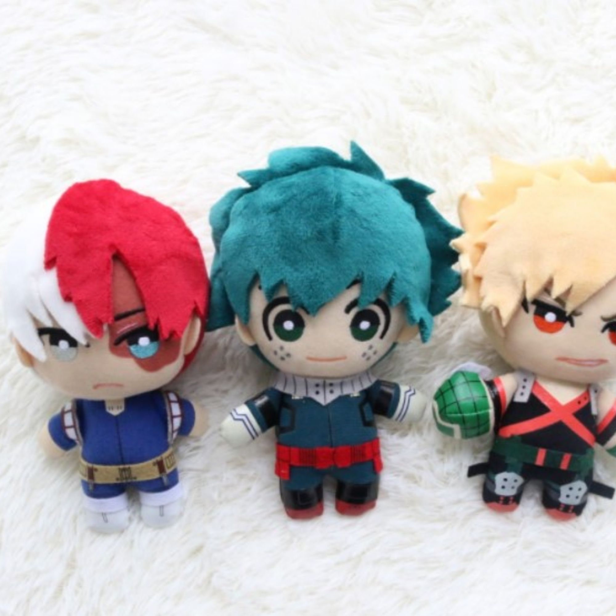 My Hero Academia Plush Plushie Toy Doll Todoroki Shoto Bakugou Etsy