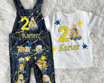 Cartoon Theme-Custom Overalls-Boy or Girl