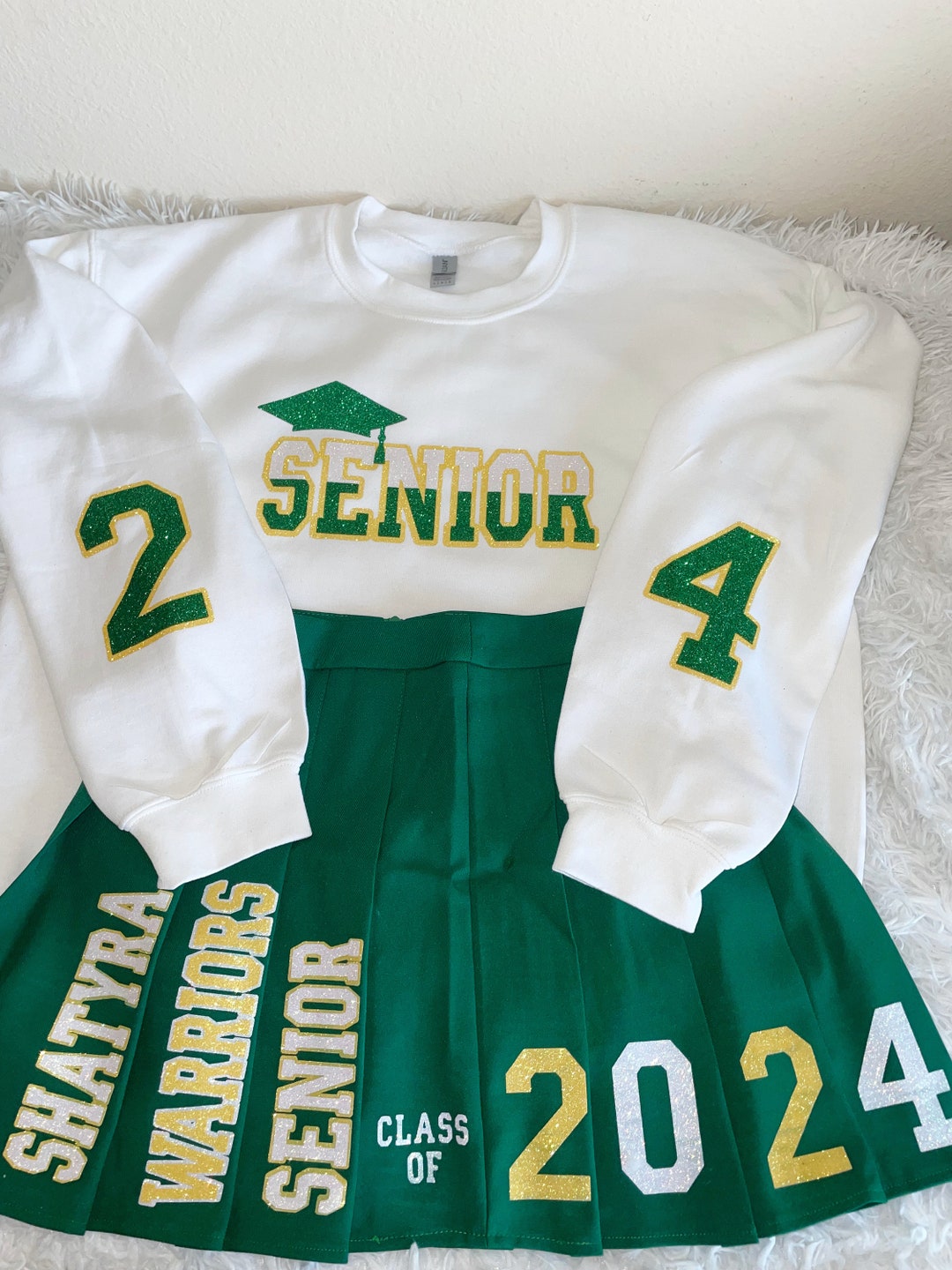 Custom Sweatshirt & Skirt Set - Etsy