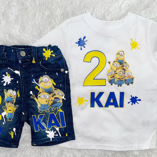 Custom Birthday Outfit-ANY THEME-Shorts Set