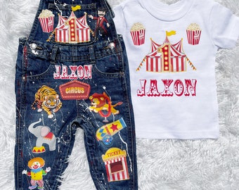 Carnival Overall Set-Birthday-ANY THEME-Boy or Girl