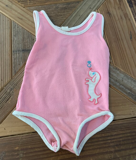 Carter’s Pink Bathing Suit with Doggie
