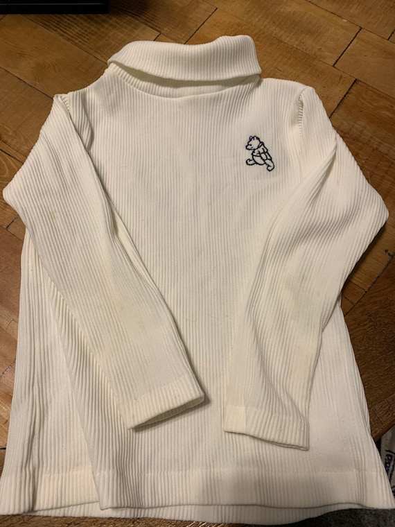 Sears Winnie the Pooh White Turtleneck