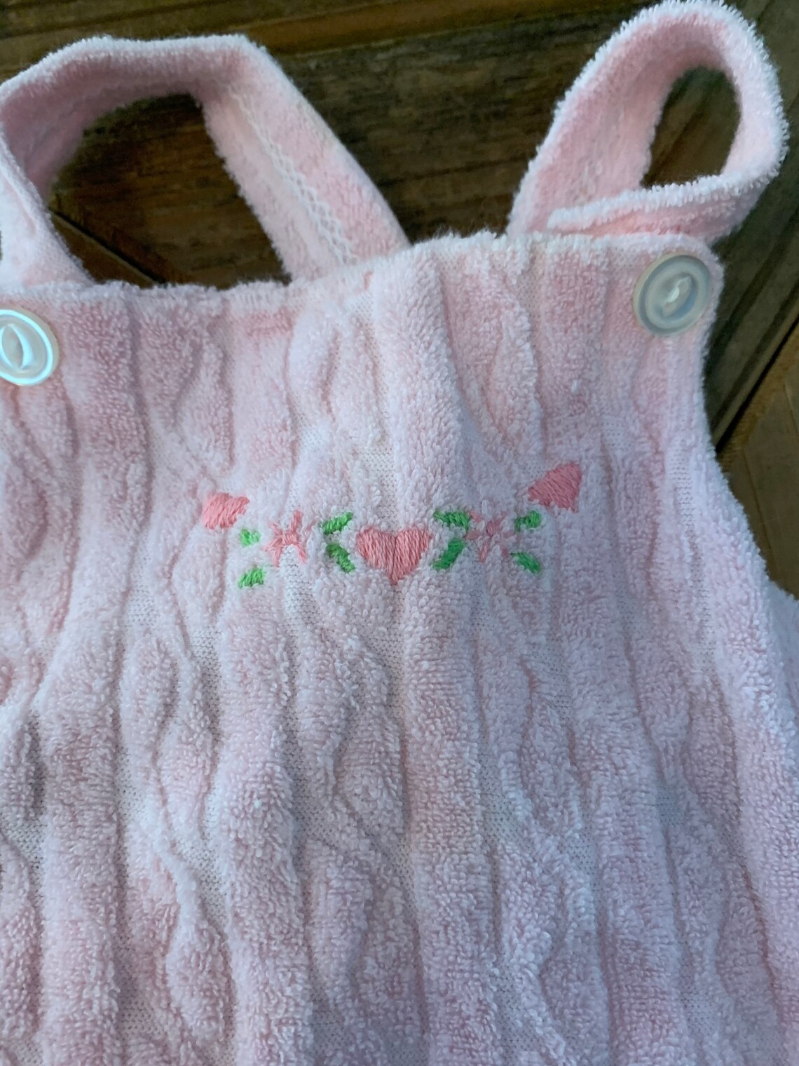 Vintage Heart Infant Overalls Etsy