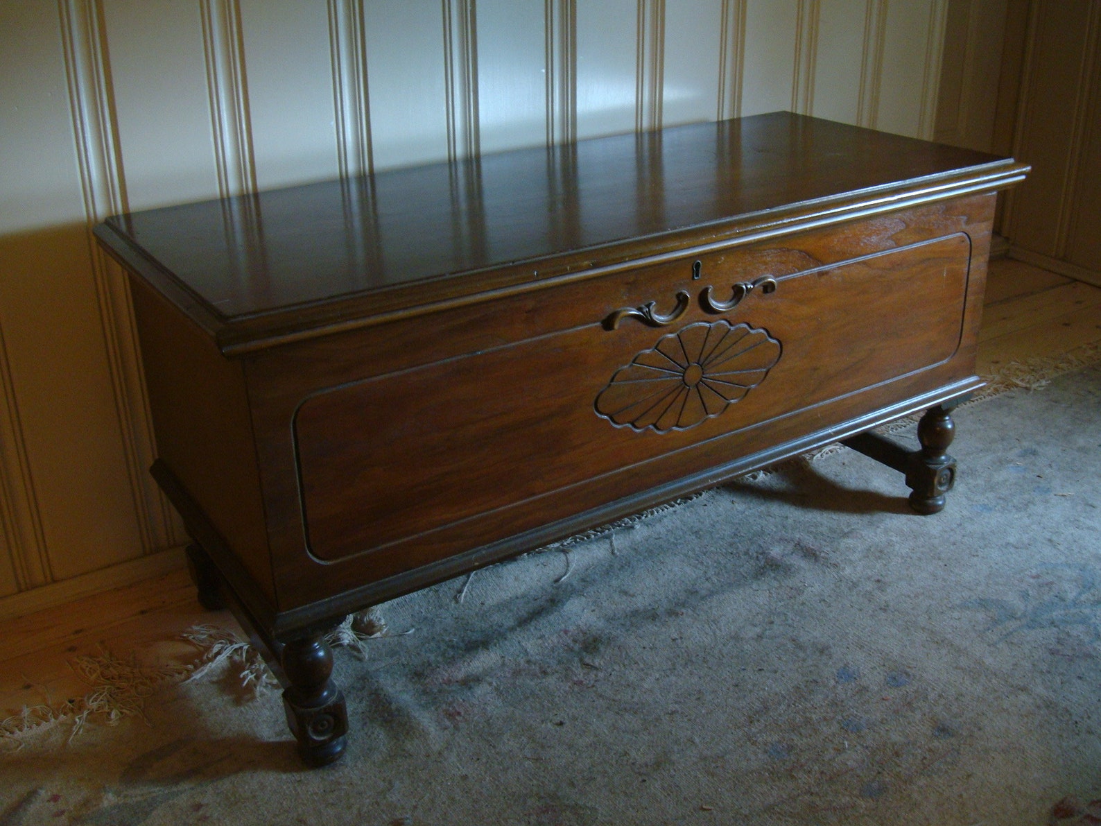 Antique Cedar Chest / Coffee Table Etsy