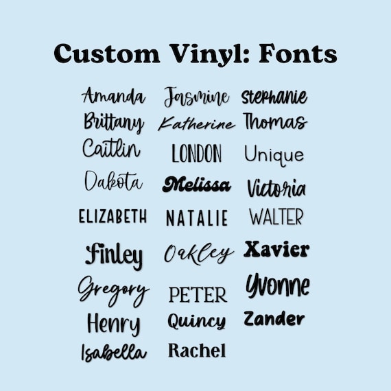 Custom Vinyl Decal | Personalized Name, Organization Sticker
