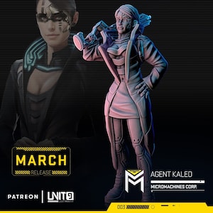 AGENT KALEO - Micromachines Corp. / March 2021 / Sci-Fi Cyberpunk / UNIT9