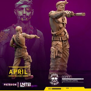 DOPEY - Los Malos-kartel / april 2022 / Sci-Fi cyberpunk / UNIT9