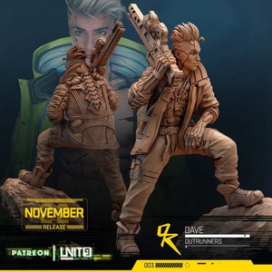 DAVE - Outrunners / 2 Styles / November 2022 / Sci-Fi Cyberpunk / UNIT9