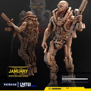 GANGSTA C - The B-Mob / 3 Styles / January 2023 / Sci-Fi Cyberpunk / UNIT9