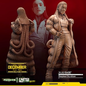 JUJU BABE - Sleepless City Citizen / December 2022 / Sci-Fi Cyberpunk / UNIT9