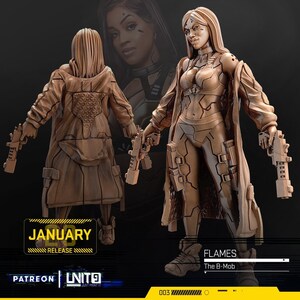 FLAMES - The B Mob / January 2023 / Sci-Fi Cyberpunk / UNIT9