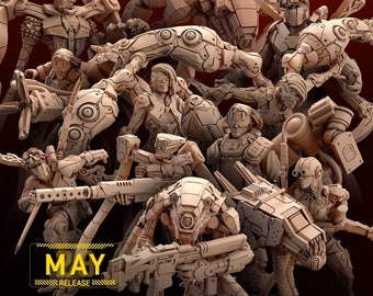 Maj 2023 Pełny zestaw (-10%) + DARMOWY TEREN / Sci-Fi Cyberpunk / UNIT9