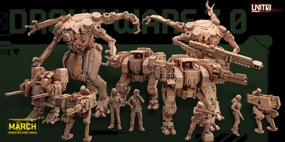 MAZOKU - Combat Drone / 2 Styles / March 2024 / Sci-fi Cyberpunk