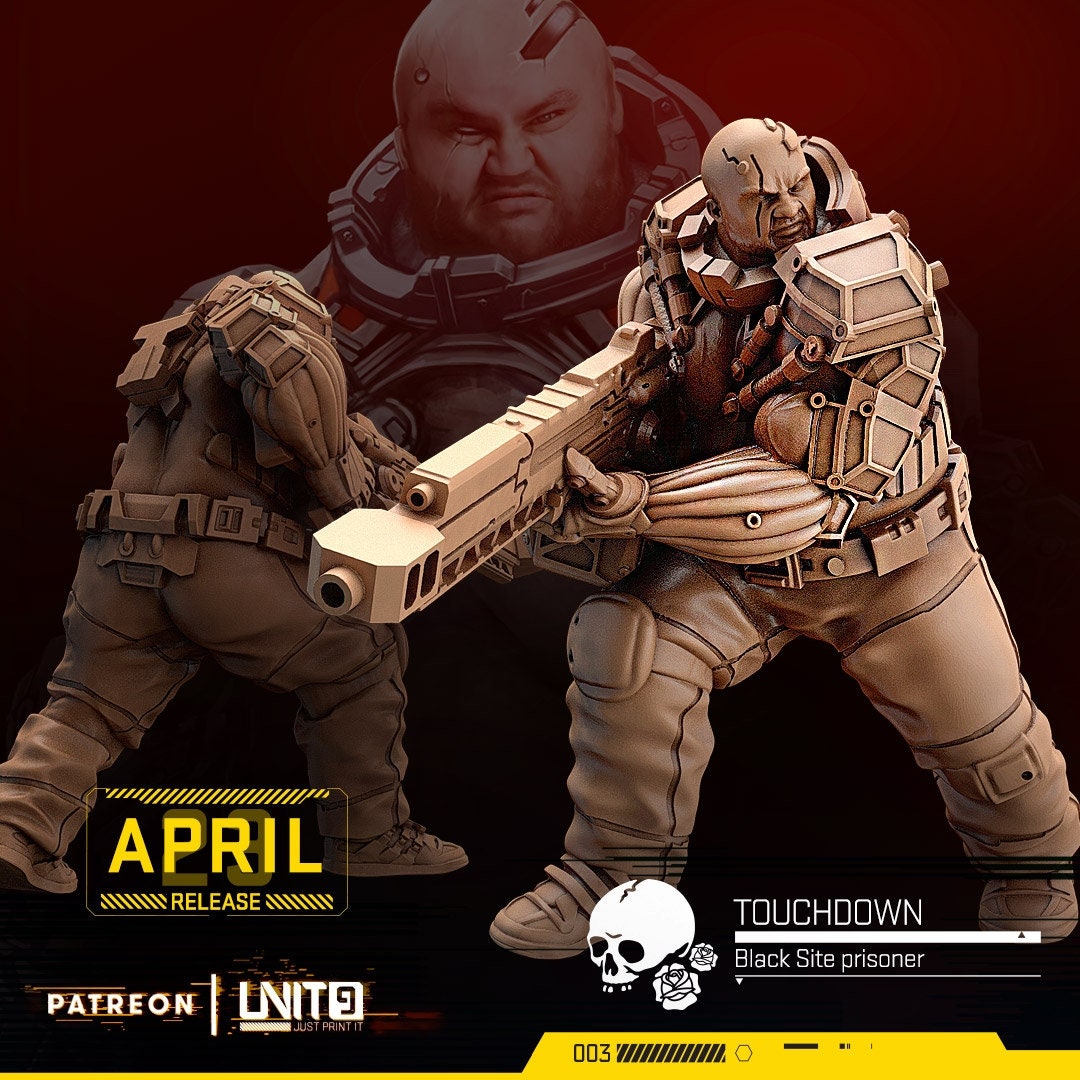 Boryokudan Collection - UNITÀ 9 – Miniatura Cyberpunk 32mm – Nuova, Prodotta In UK