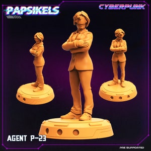 Agente P-23 / Ficção Científica Cyberpunk / Papsikels