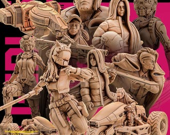July 2025 Fullset (-10%) + FREE TERRAIN / Sci-Fi Cyberpunk / UNIT9