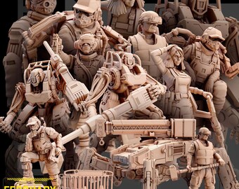 February 2025 Fullset (-10%) + FREE TERRAIN / Sci-Fi Cyberpunk / UNIT9