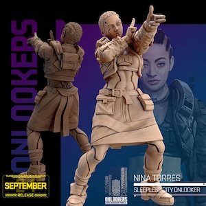 Nina Torres - SLEEPLESS CITY ONLOOKER / 2 Styles / September 2024 / Sci-Fi Cyberpunk / UNIT9