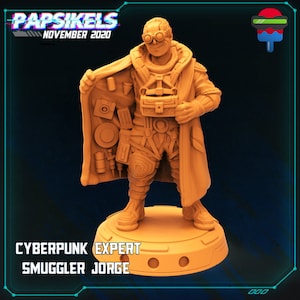 Contrabandista especialista em Cyberpunk Jorge / Cyberpunk / Papsikels
