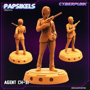 Agente CH-31 / Ficção Científica Cyberpunk / Papsikels