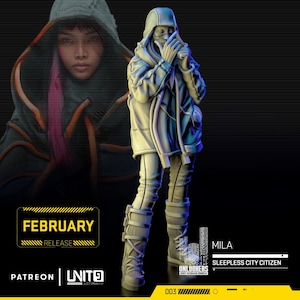 MILA - Sleepless City Citizen / February 2021 / Sci-Fi Cyberpunk / UNIT9