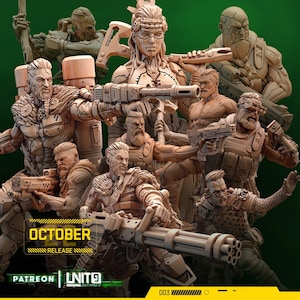 October 2022 Fullset (-10%) + FREE TERRAIN / Sci-Fi Cyberpunk / UNIT9